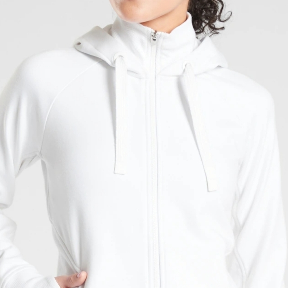Athleta Triumph Hoodie In White - Picture 16 of 16